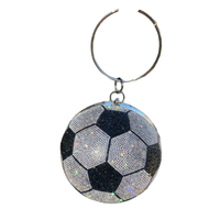 Rhinestone Jeweled Soccer Purse